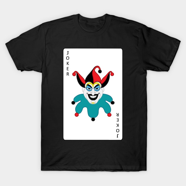 Joker card T-Shirt by AlanSchell76